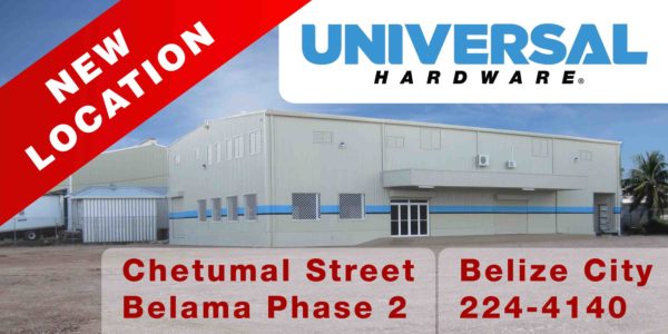 Universal Hardware, 3380 Chetumal Street, Belama Phase 2, Belize City